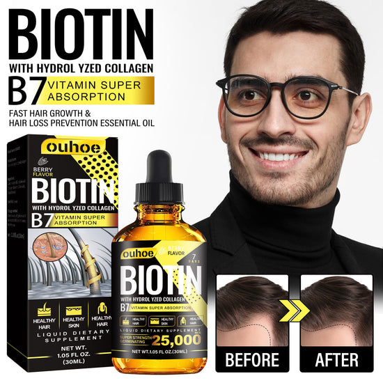 Liquid Biotin & Collagen Hair Growth Drops