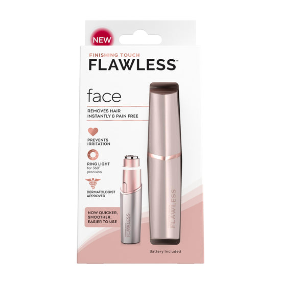 Flawless Facial Hair Remover for Women – Rose Gold Razor
