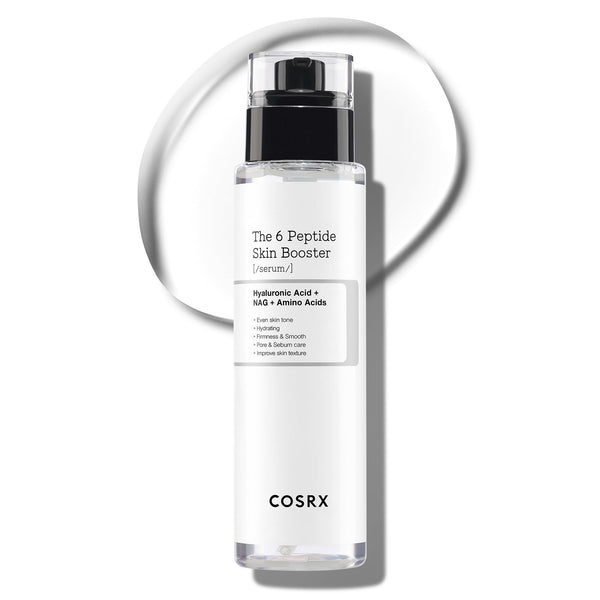 COSRX 6X Peptide Collagen Booster Toner Serum, Niacinamide & Hyaluronic Acid Facial Essence for All Skin Types, Korean Skin Care, Paraben Free, 150mL/5.07 Fl.Oz