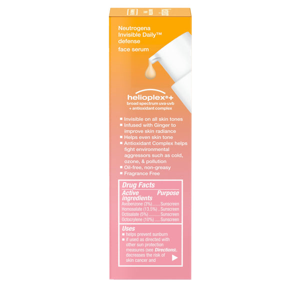 Neutrogena SPF 60 Face Sunscreen + Hydrating Serum
