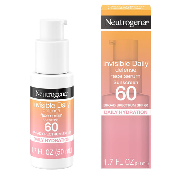 Neutrogena SPF 60 Face Sunscreen + Hydrating Serum