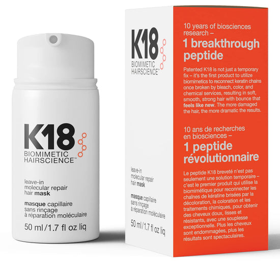 K18 Leave-In Molecular Hair Mask – Repairs Damaged Hair