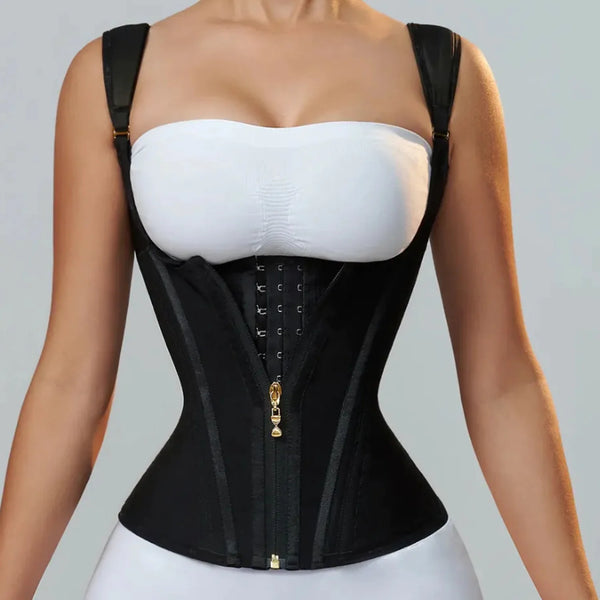 Vintage Mesh Corset Waist Trainer – Slimming & Supportive