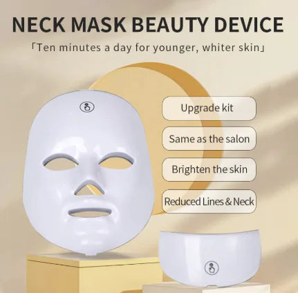 Premium LED Facial Mask – Rejuvenate Your Skin in Minutes!